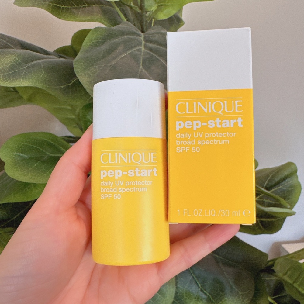 NWB Clinique Pep-Start Daily UV Protector Broad Spectrum SPF 50